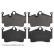 Bromsbeläggssats, skivbroms ADV184282 Blue Print, miniatyr 2