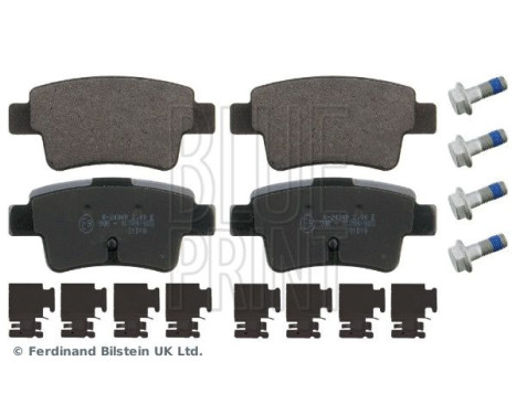 Bromsbeläggssats, skivbroms ADW194208 Blue Print, bild 2