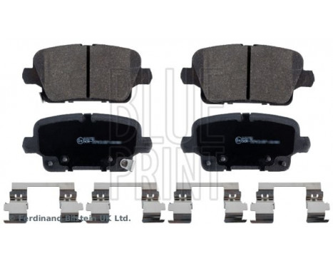 Bromsbeläggssats, skivbroms ADW194215 Blue Print, bild 3