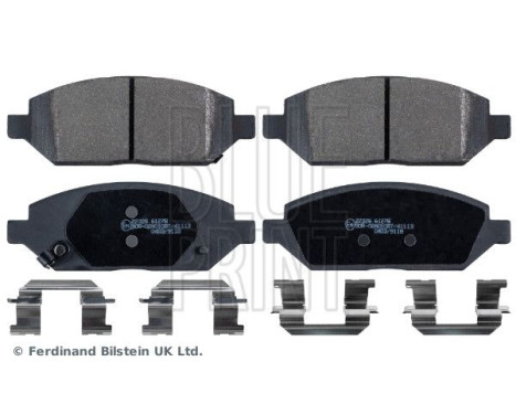 Bromsbeläggssats, skivbroms ADW194216 Blue Print, bild 3