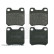 Bromsbeläggssats, skivbroms ADW194223 Blue Print, miniatyr 2