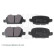 Bromsbeläggssats, skivbroms ADZ94232 Blue Print, miniatyr 2