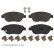 Bromsbeläggssats, skivbroms ADZ94234 Blue Print, miniatyr 2