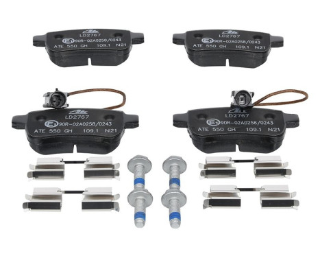 Bromsbeläggssats, skivbroms ATE Ceramic 13.0470-2767.2, bild 2