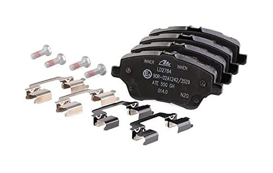 Bromsbeläggssats, skivbroms ATE Ceramic 13.0470-2784.2