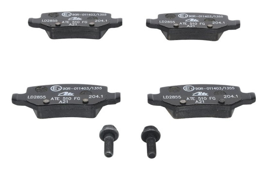 Bromsbeläggssats, skivbroms ATE Ceramic 13.0470-2855.2, bild 3