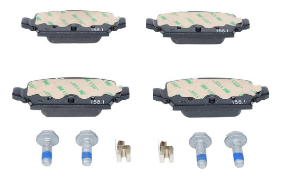 Bromsbeläggssats, skivbroms ATE Ceramic 13.0470-2858.2, bild 2