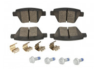 Bromsbeläggssats, skivbroms ATE Ceramic 13.0470-3858.2