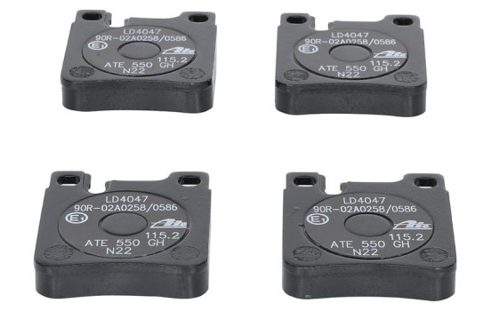 Bromsbeläggssats, skivbroms ATE Ceramic 13.0470-4047.2, bild 4