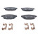 Bromsbeläggssats, skivbroms ATE Ceramic 13.0470-7263.2, miniatyr 4