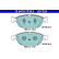 Bromsbeläggssats, skivbroms ATE Ceramic 13.0470-7334.2