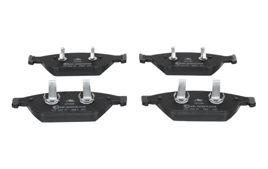 Bromsbeläggssats, skivbroms ATE Ceramic 13.0470-7334.2, bild 2