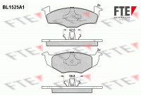 Bromsbeläggssats, skivbroms BL1525A1 FTE