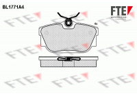 Bromsbeläggssats, skivbroms BL1771A4 FTE