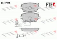 Bromsbeläggssats, skivbroms BL1873A4 FTE