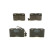 Bromsbeläggssats, skivbroms BP062 Bosch, miniatyr 3