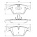 Bromsbeläggssats, skivbroms BP1028 Bosch, miniatyr 6