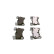 Bromsbeläggssats, skivbroms BP1141 Bosch, miniatyr 4
