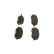 Bromsbeläggssats, skivbroms BP1162 Bosch, miniatyr 2