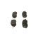 Bromsbeläggssats, skivbroms BP1162 Bosch, miniatyr 4