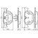Bromsbeläggssats, skivbroms BP1198 Bosch, miniatyr 7