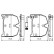 Bromsbeläggssats, skivbroms BP1272 Bosch, miniatyr 6
