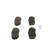 Bromsbeläggssats, skivbroms BP1283 Bosch, miniatyr 4