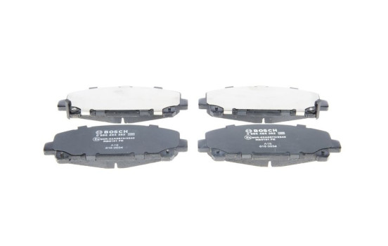Bromsbeläggssats, skivbroms BP1290 Bosch, bild 2