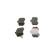 Bromsbeläggssats, skivbroms BP1348 Bosch, miniatyr 5