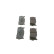 Bromsbeläggssats, skivbroms BP1352 Bosch, miniatyr 2