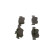 Bromsbeläggssats, skivbroms BP1482 Bosch, miniatyr 4