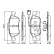 Bromsbeläggssats, skivbroms BP1675 Bosch, miniatyr 7