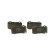 Bromsbeläggssats, skivbroms BP1703 Bosch, miniatyr 3