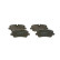 Bromsbeläggssats, skivbroms BP1861 Bosch, miniatyr 3