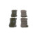 Bromsbeläggssats, skivbroms BP2539 Bosch, miniatyr 3