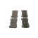 Bromsbeläggssats, skivbroms BP2539 Bosch, miniatyr 5