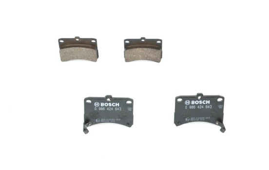 Bromsbeläggssats, skivbroms BP360 Bosch, bild 2