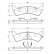 Bromsbeläggssats, skivbroms BP371 Bosch, miniatyr 7