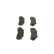 Bromsbeläggssats, skivbroms BP372 Bosch, miniatyr 2