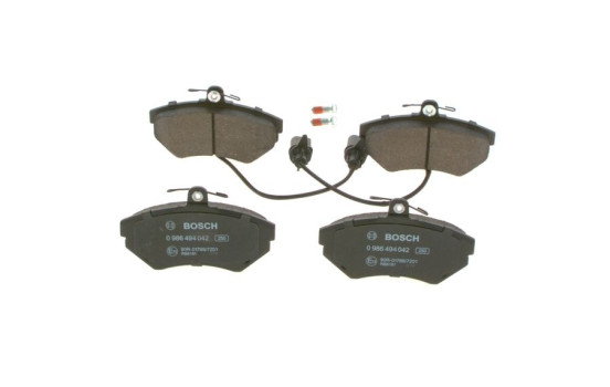 Bromsbeläggssats, skivbroms BP390 Bosch, bild 2