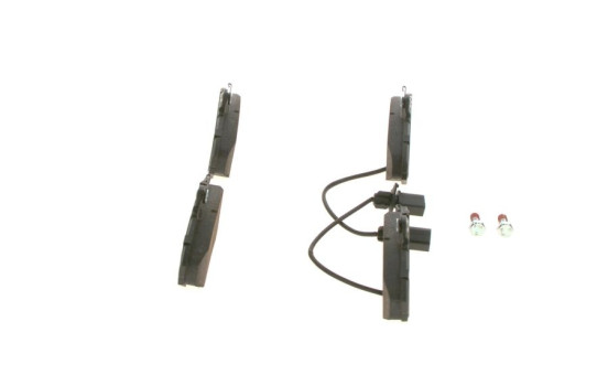 Bromsbeläggssats, skivbroms BP390 Bosch, bild 3