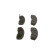 Bromsbeläggssats, skivbroms BP426 Bosch, miniatyr 2
