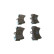 Bromsbeläggssats, skivbroms BP448 Bosch, miniatyr 4