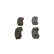Bromsbeläggssats, skivbroms BP466 Bosch, miniatyr 4