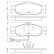 Bromsbeläggssats, skivbroms BP540 Bosch, miniatyr 6