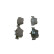 Bromsbeläggssats, skivbroms BP580 Bosch, miniatyr 4