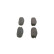Bromsbeläggssats, skivbroms BP583 Bosch, miniatyr 2