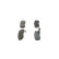 Bromsbeläggssats, skivbroms BP616 Bosch, miniatyr 4