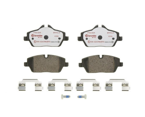 Bromsbeläggssats, skivbroms BREMBO XTRA LINE P 06 034X, bild 4