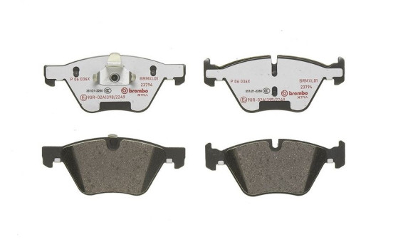 Bromsbeläggssats, skivbroms BREMBO XTRA LINE P 06 036X, bild 3